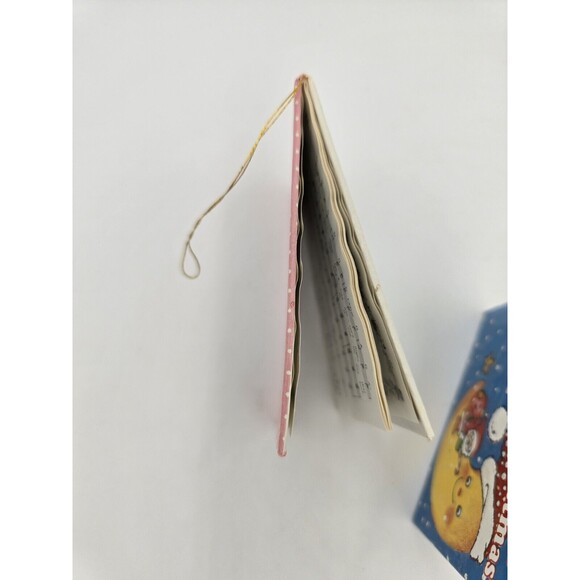Lot Of 4 VTG Mini Christmas Book Ornaments Hanging Caroles Nursery Rhymes - Picture 3 of 6
